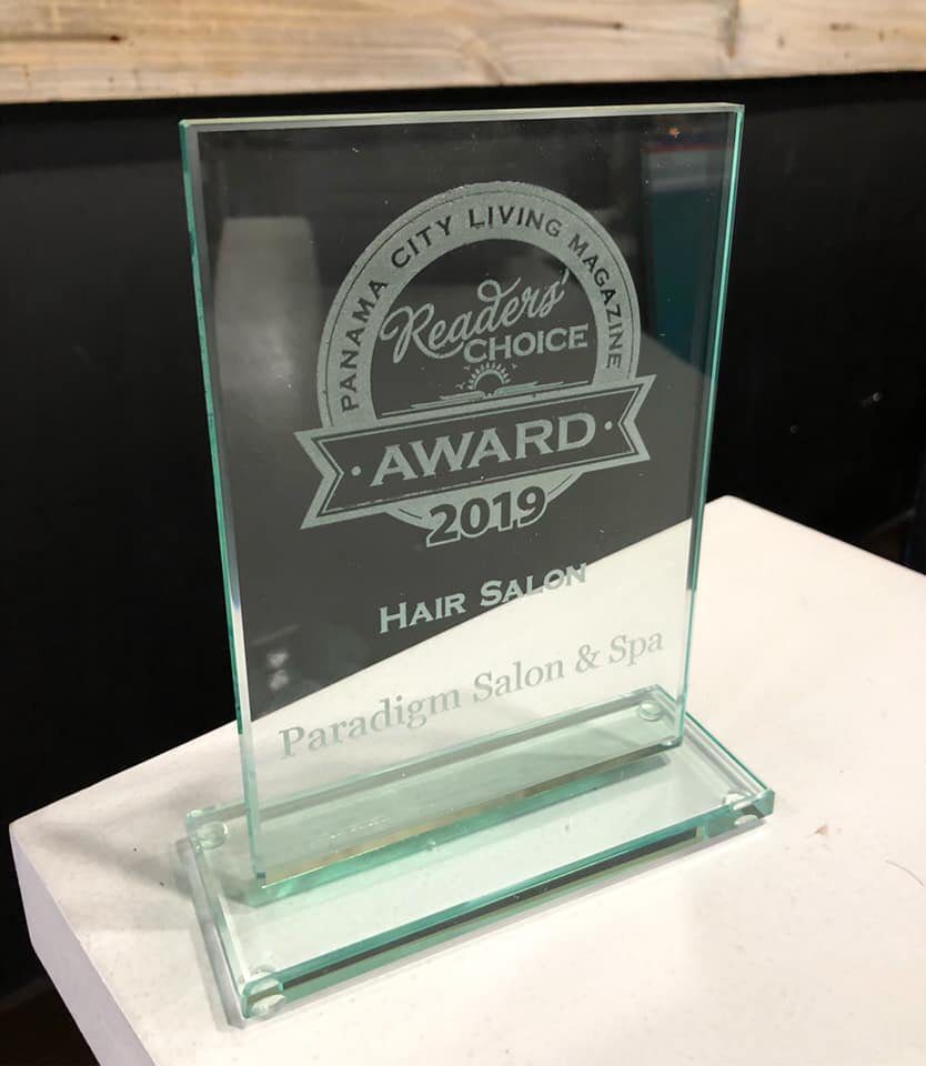 Award for best hair salon in Panama City Beach 2019